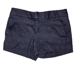 Banana Republic Jacquard Shorts Womens 2 Low Rise Elevated Basic Quiet Luxury